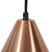 Mid-century cone pendant lamp / copper / aluminium / Danish modern design / 1960s