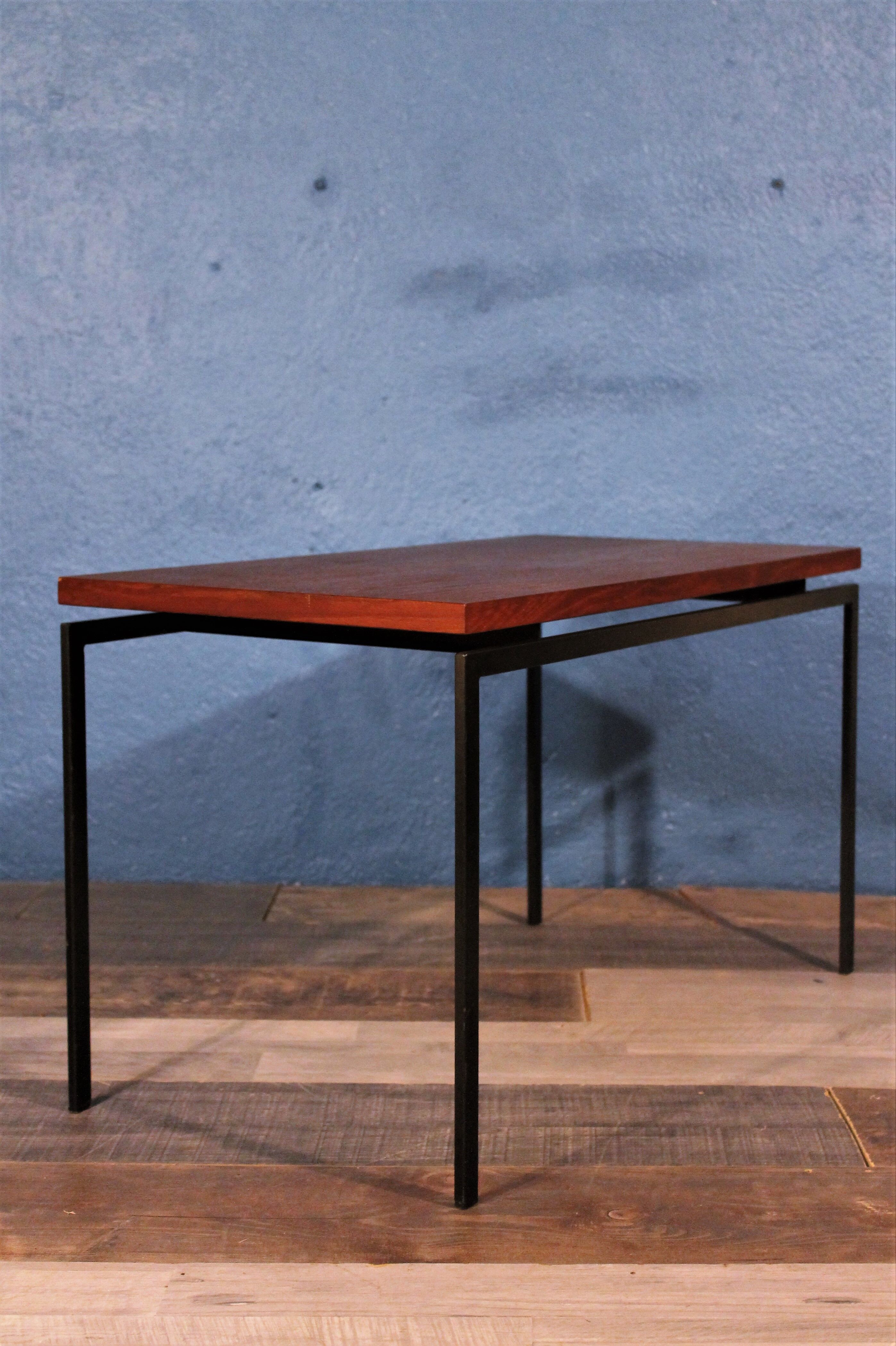 Metal & wood coffee table 1950