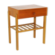 Teak and beech bedside table, Sweden, 1960