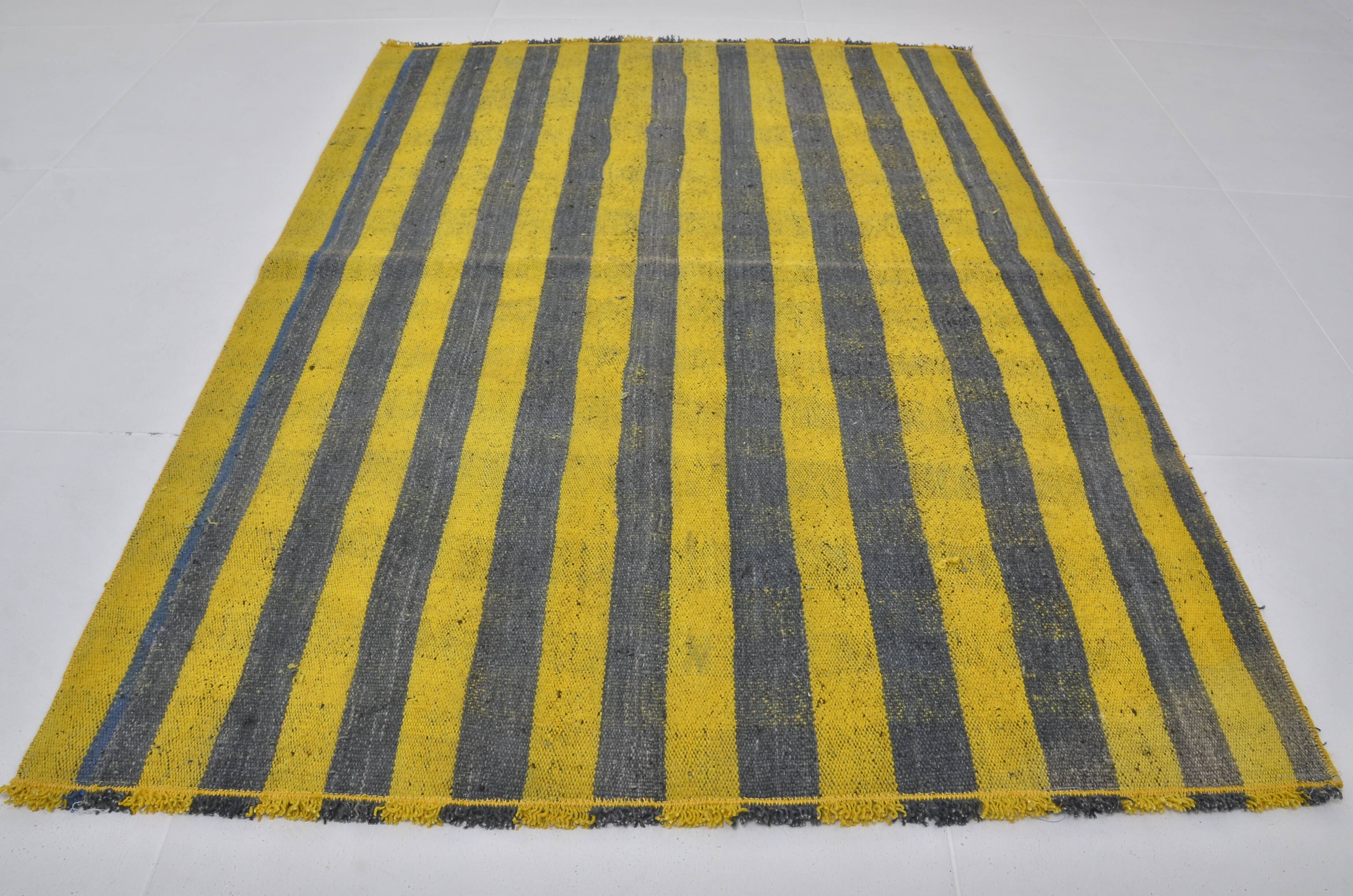 Stripe Anatolian Turkish Kilim Rug sku 3973