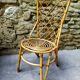 Suite of 4 chairs in rattan Louis Sognot