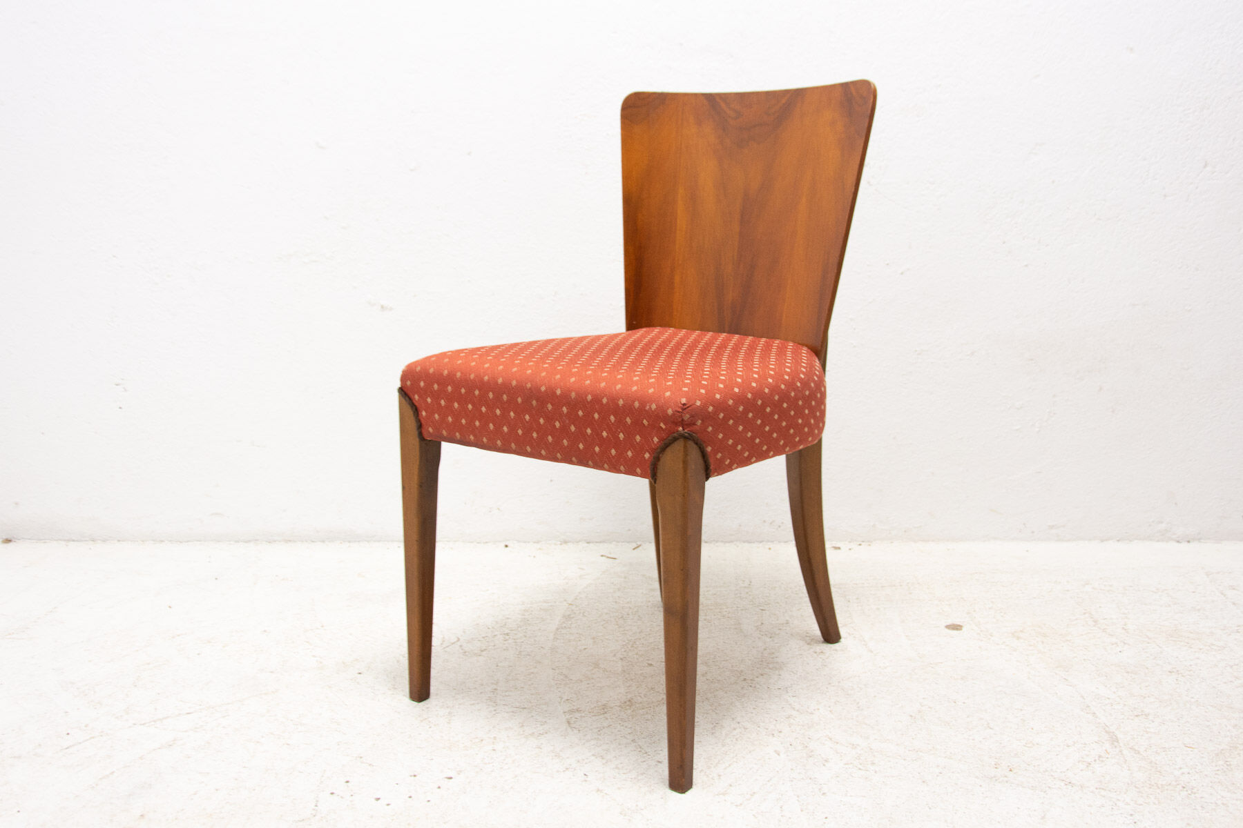 Art Deco Dining Chairs H-214 by Jindrich Halabala for ÚP Závody, 1950's