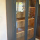 Black display cabinet