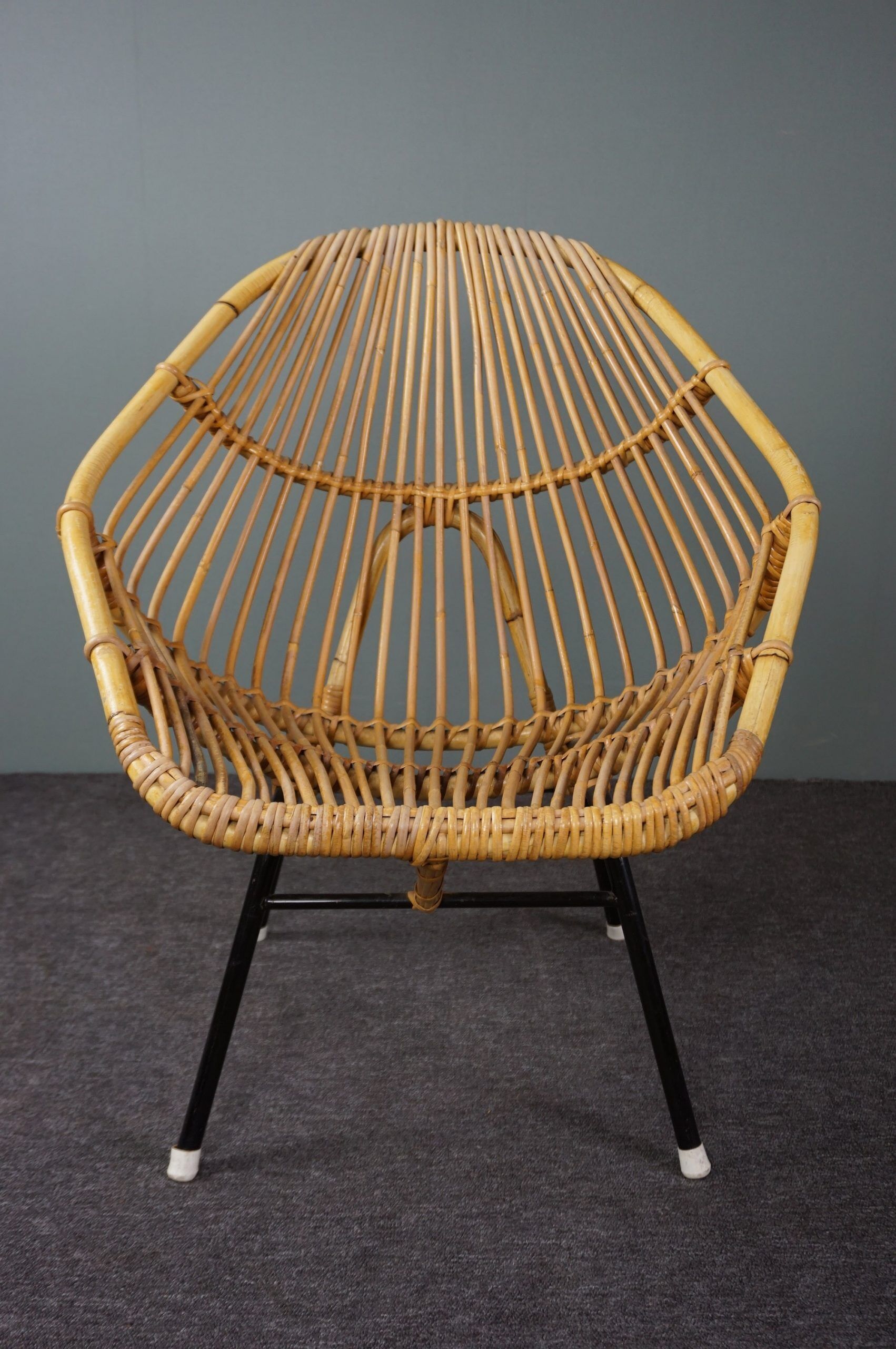 Rattan armchair by Rohé Noordwolde