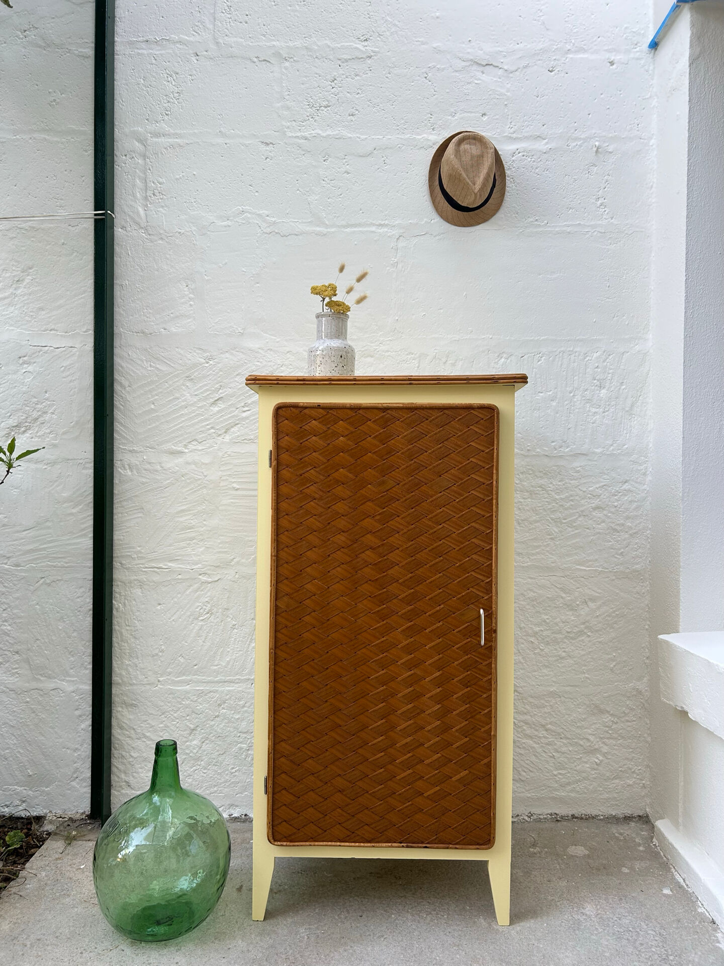 Small renovated vintage wardrobe