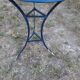 Wrought iron pedestal table/console/bistro table