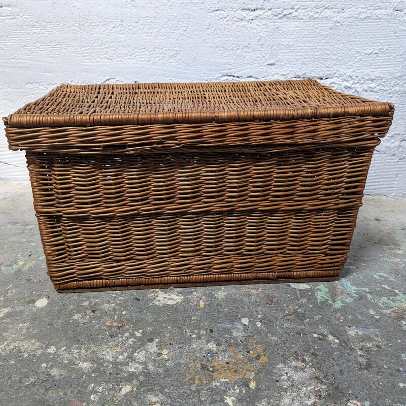 Large wicker trunk