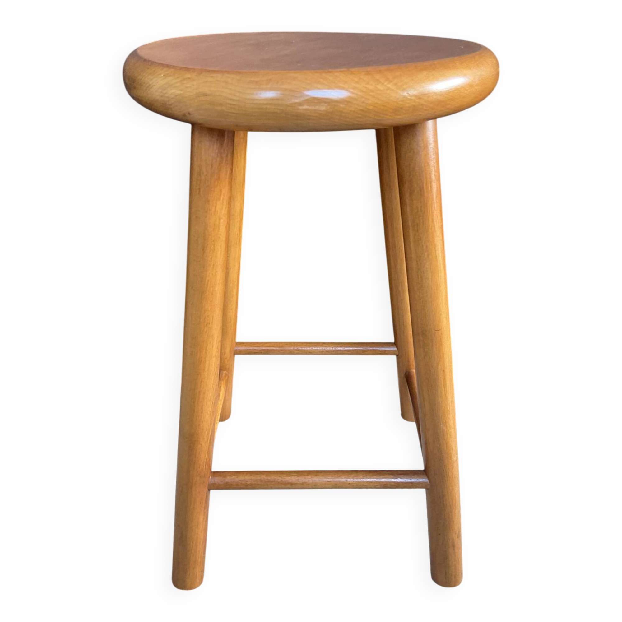 Vintage solid wood stool
