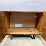 Vintage oak wall cabinet / wall cabinet / floating cabinet