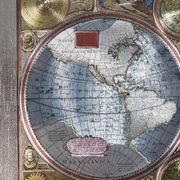 Carte accvrat avec cadre en bois