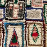 Multi color wool rug