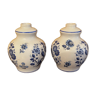 2 vases en porcelaine