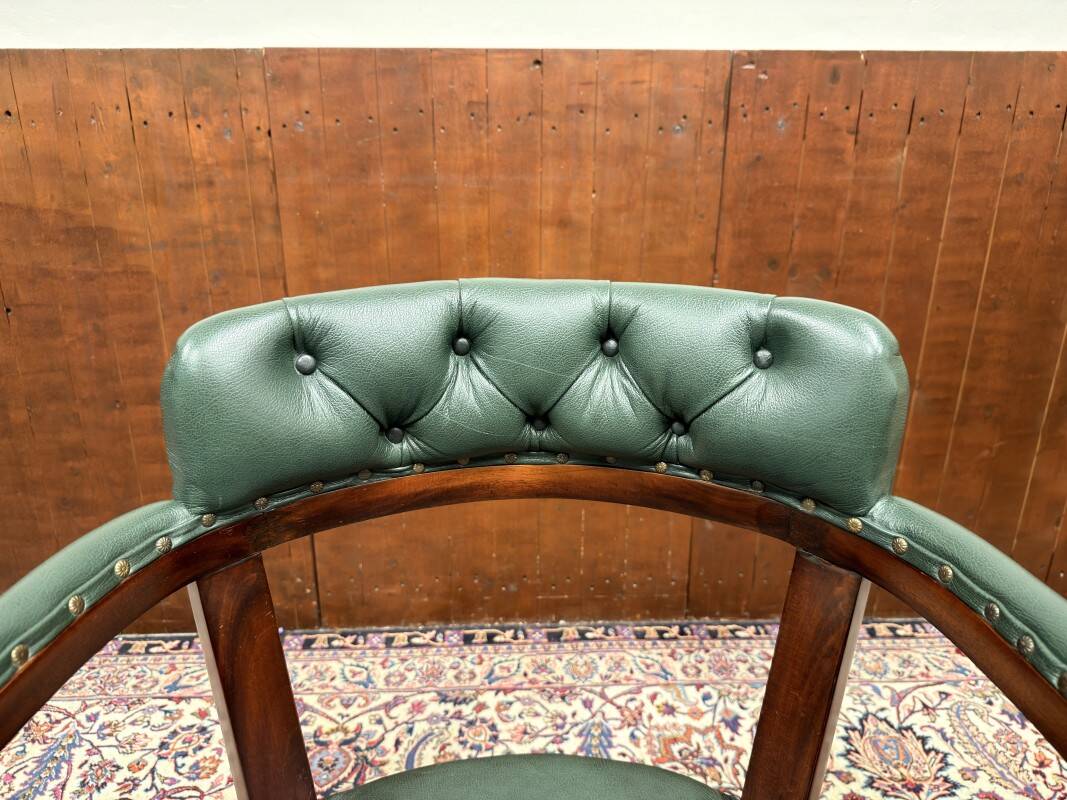 Classic English Chesterfield Chair