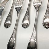Christofle Marly cutlery set (6 forks + 6 soup spoons)