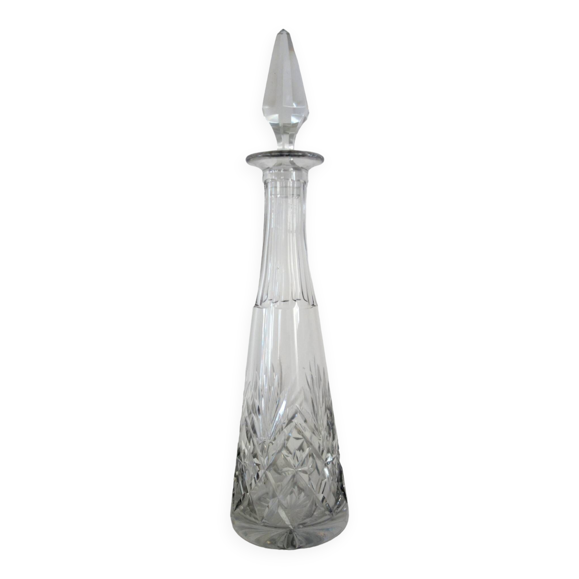 Old Saint Louis crystal decanter, Massenet model n°10