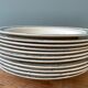 Set of 11 hollow plates Terre de Fer, Service Condé, Salins