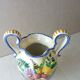Ancient vase amphora, decoration flowers, ceramic, from St Clement