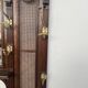 Console coat rack in Louis XVI style with bronze panthers, 20th century.