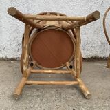 Chestnut armchairs (pair)