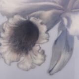 Royal Copenhagen Porcelain Vase painted with the trumpet flower.