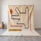 Handmade pure wool rug, size 200/300 cm.