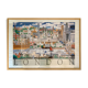 London framed poster by Christopher Rogers 1994