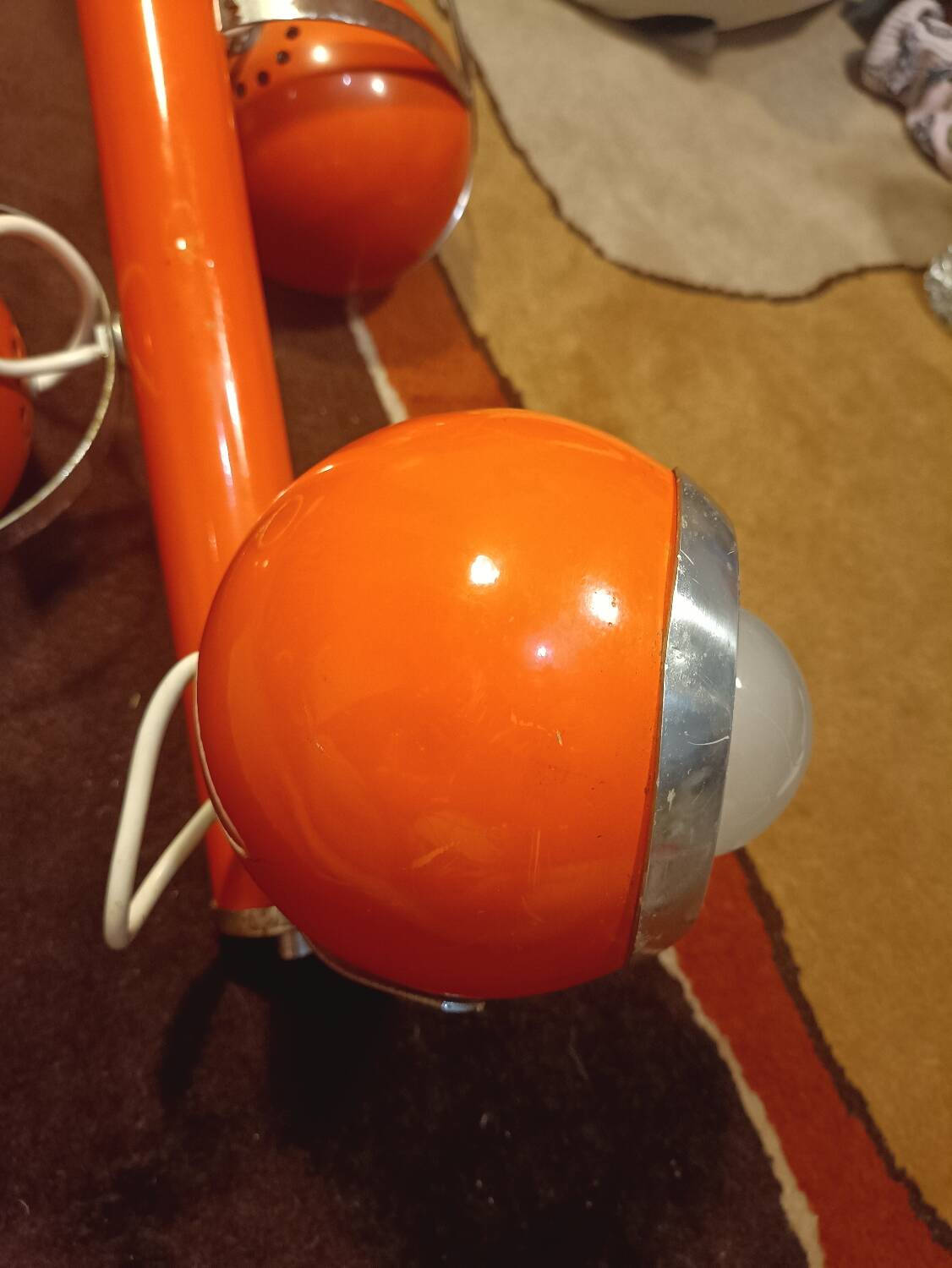 Anonymous eyeball pendant circa 1970