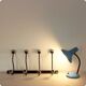 Lot: porte manteau + lampe années 50