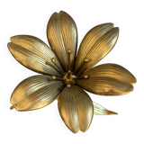 Cendrier fleur laiton