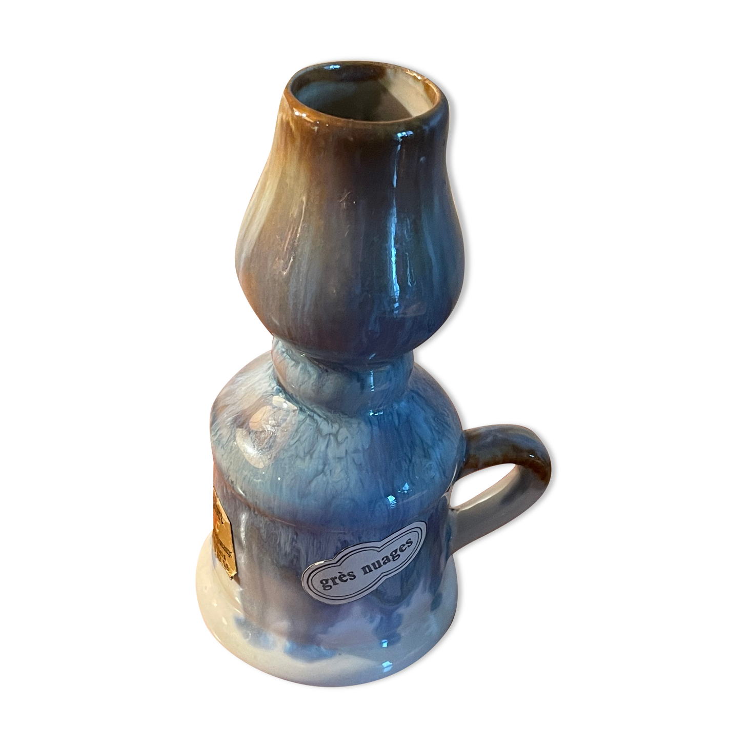 Cloud sandstone candle holder