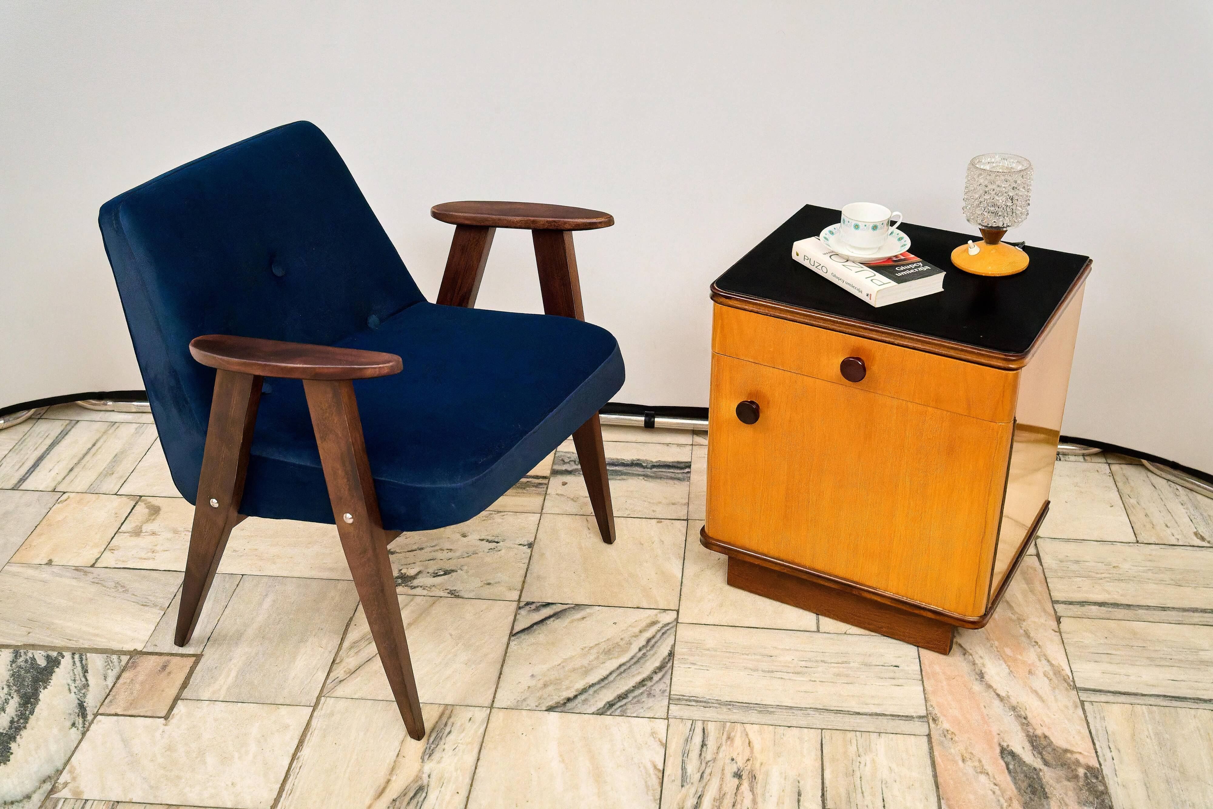 366 Vintage-style armchair, designed by Chierowski, Poland, 1960