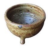 Grande passoire vintage française en céramique