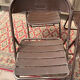 Ancienne  chaises métal pliable