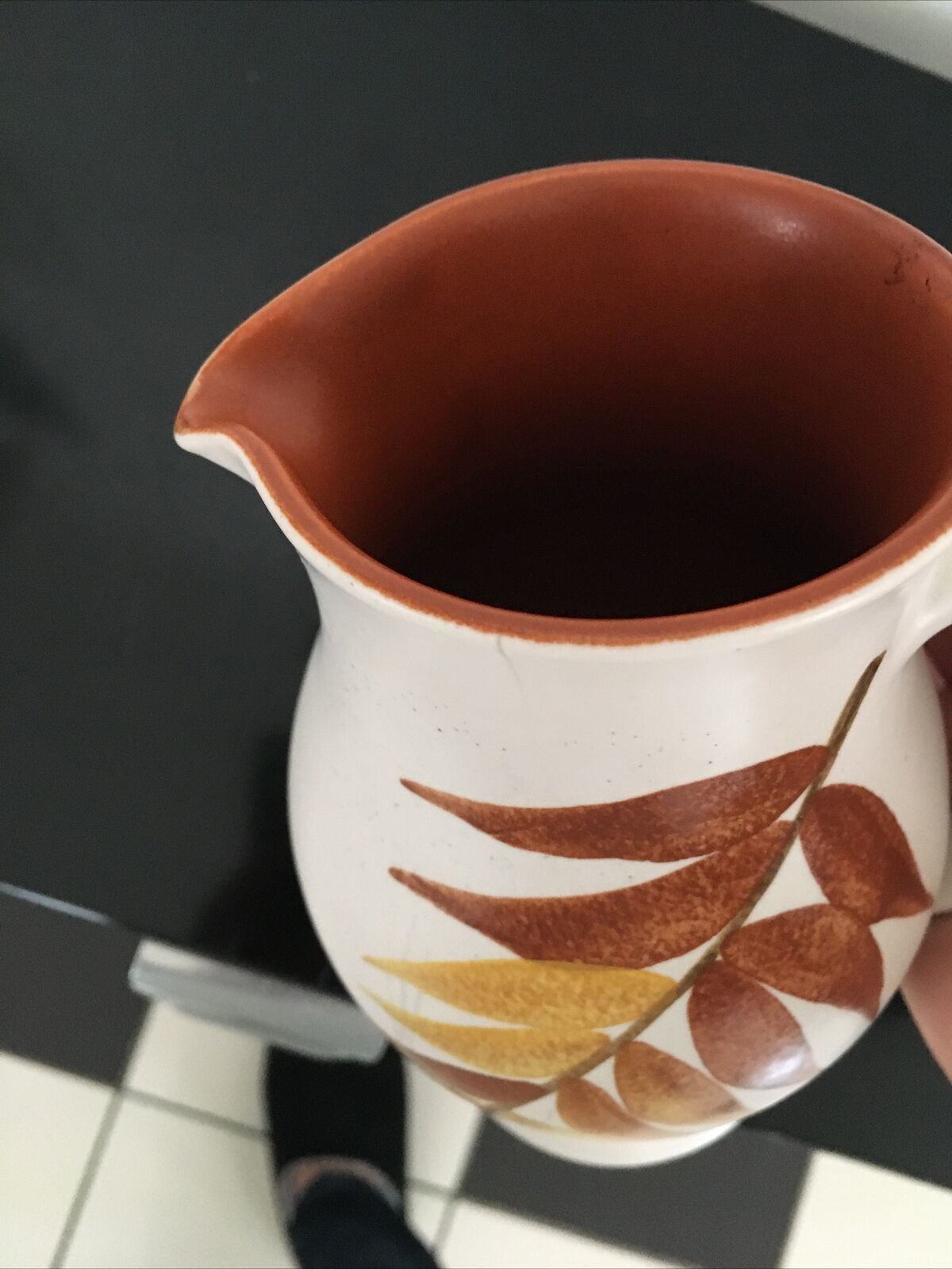 Ceramic pitcher by Elchinger