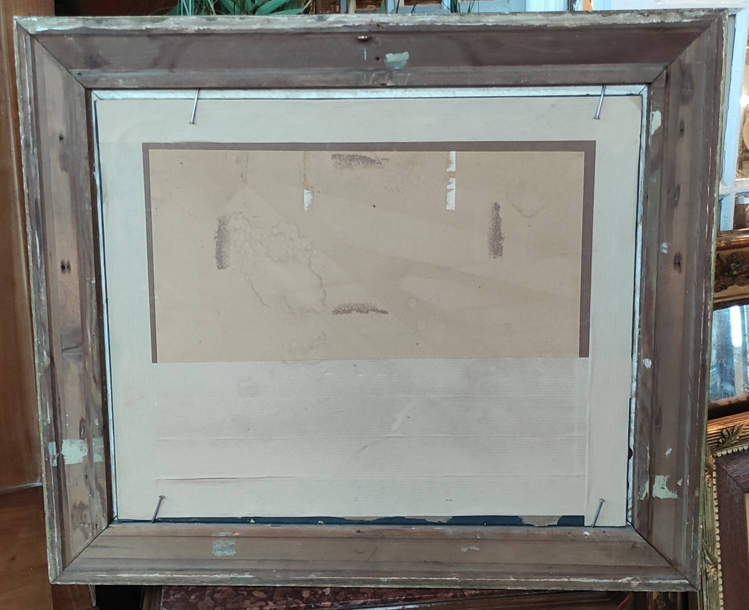 Old Oil Painting Notre Dame/Paris/Guérin Gabriel/19th Century