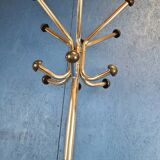 Vintage chrome parrot coat rack