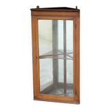 Adorable corner display cabinet in mahogany from the 29th century.