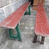 Pair of folding benches