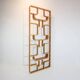 Vintage modernist screen with rounded edges / space divider by Ludvik Volak, 1960s