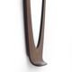 Mirror with curved wooden frame, 1960s