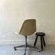 Ecru fibreglass wheelchair by H. Miller for International Furniture