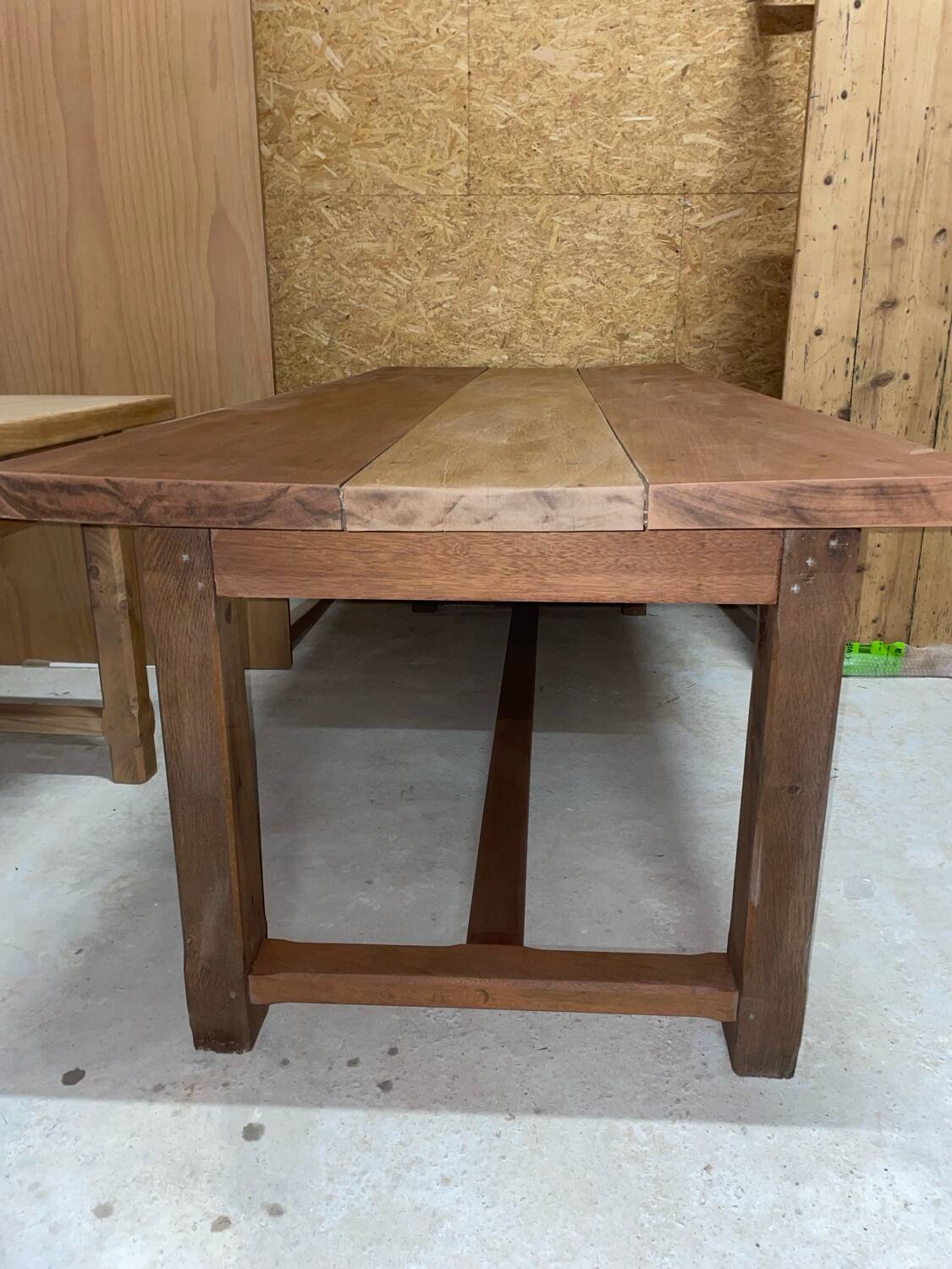 Solid wood table