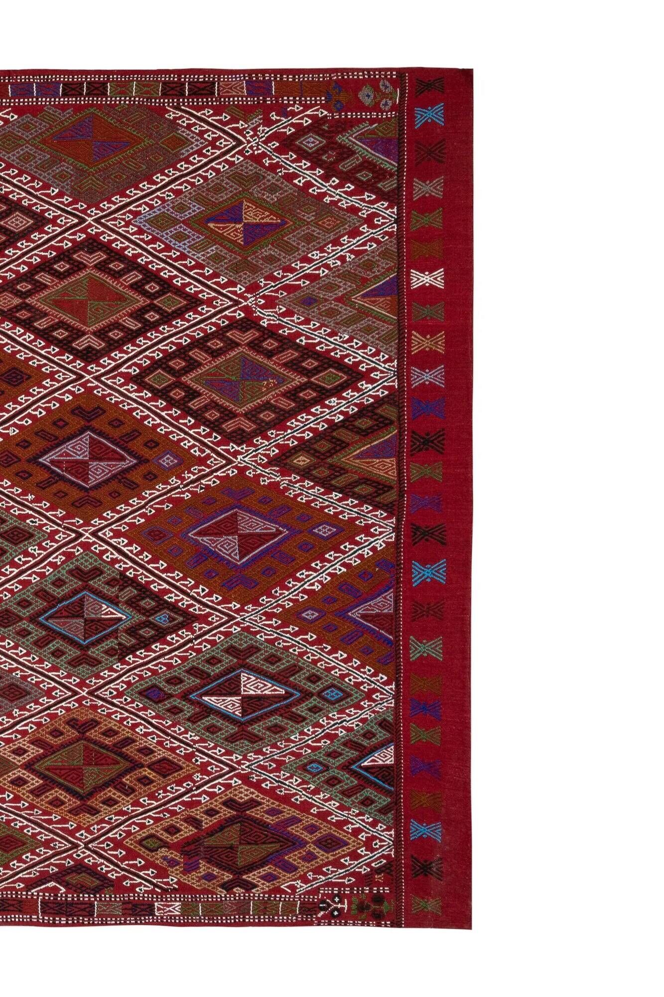 Vintage Turkish kilim, handwoven, 160x247 cm.