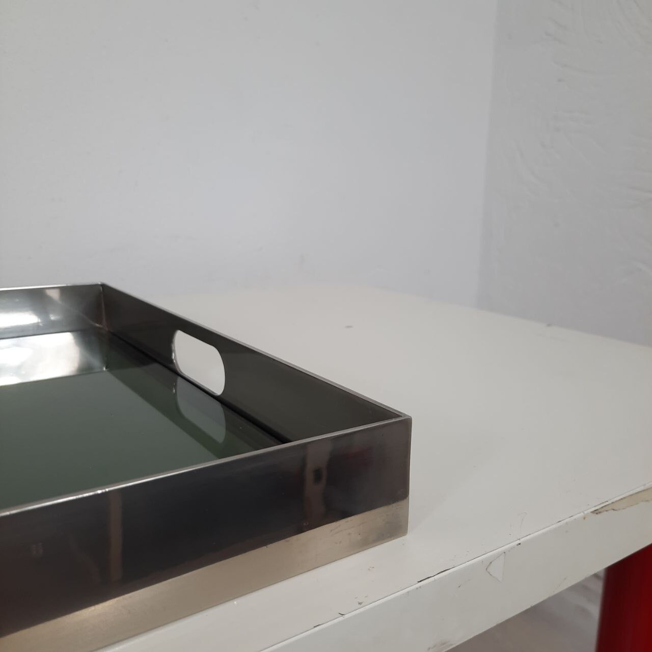 Chariot alimentaire avec deux plateaux - plaqué argent - vintage