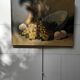 Tableau fin 19eme signe leroy . nature morte a l'aiguiere