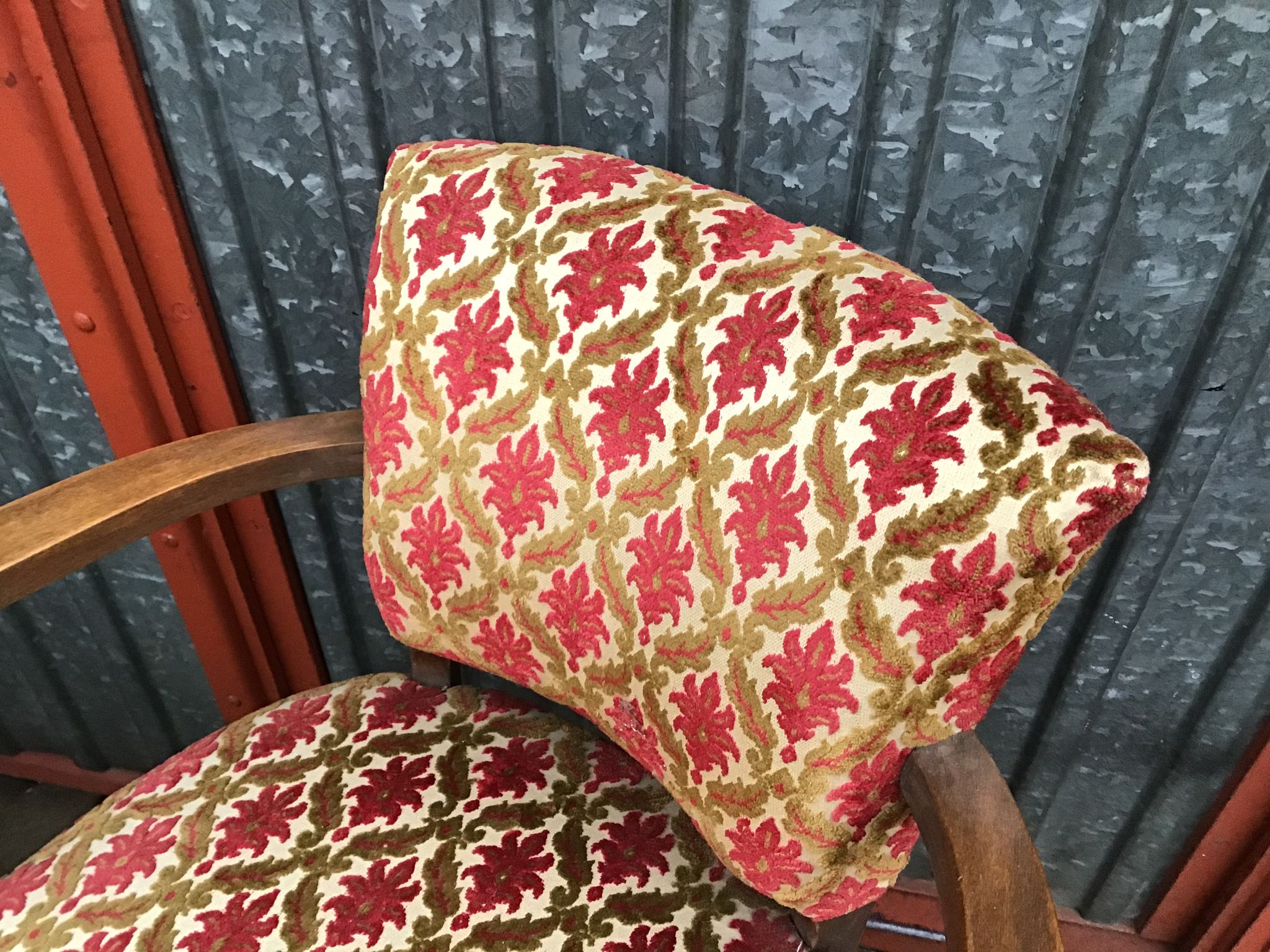 Paire de fauteuils bridge vintage