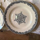 Service flat plates Jules Vieillard Bordeaux in ironstone