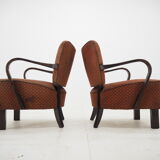Pair of Art Deco Armchairs by Jindrich Halabala, 1930s