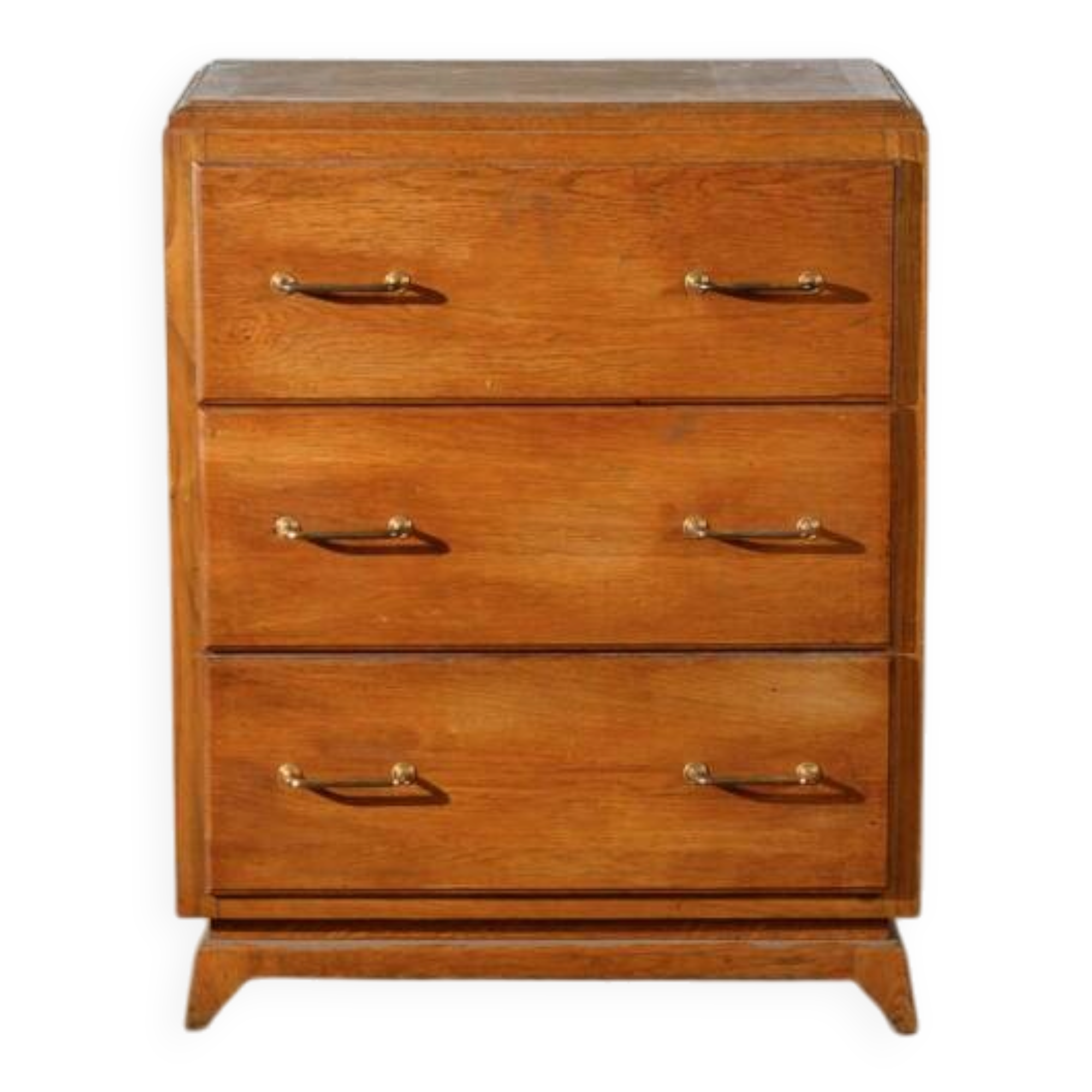 Oak chest of drawers