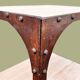 Antique workshop furniture, industrial shelving